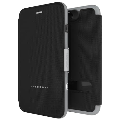 Gear4 Oxford Folio Case with Advanced Impact Protection [ Protected by D3O ], Stand Function, Card Slots, Slim, Tough Design for iPhone 7/8 Plus