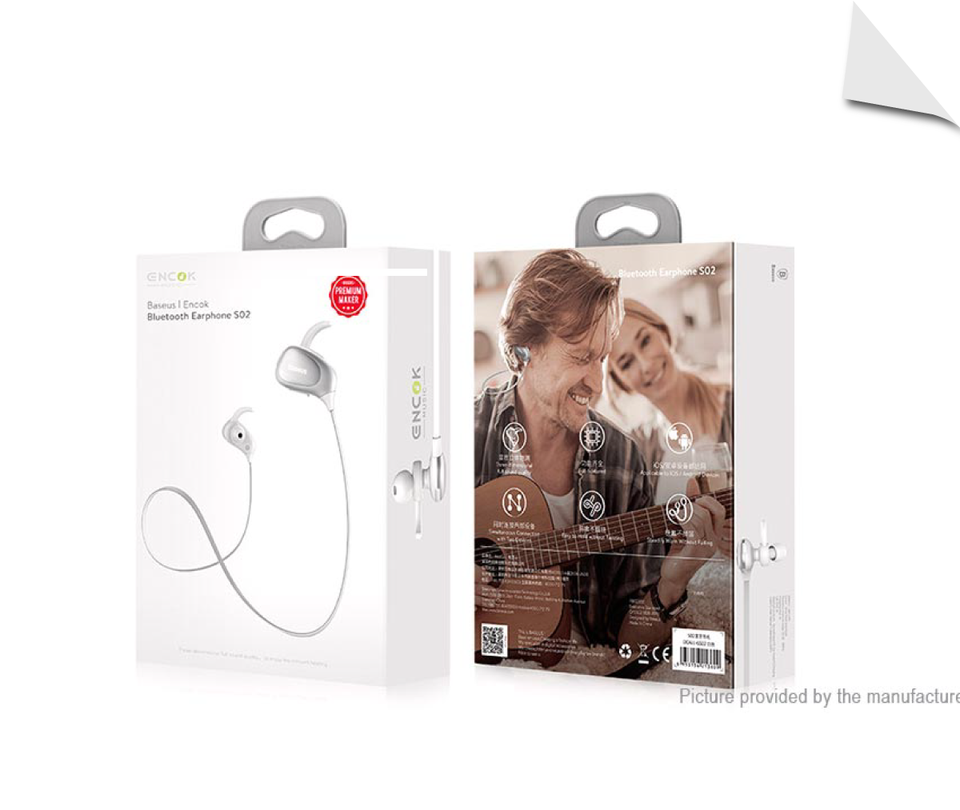 BASEUS ENCOK BLUETOOTH EARPHONE S02 (BLUE)