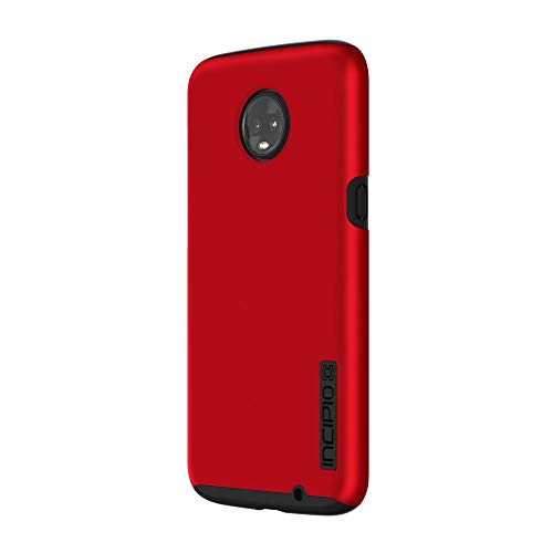 INCIPIO DUALPRO MT-454-RBK CASE FOR MOTOROLA MOTO Z3 PLAY - CERTIFIED CASE (RED/BLACK) [EXTREMELY ROBUST I SHOCK ABSORBING I SOFT-TOUCH COATING I HYBRID]