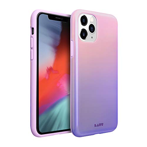 LAUT | HUEX FADES FOR IPHONE 11 PRO | COLOR FADE IRIDESCENT DESIGN | AIR FRAME TECHNOLOGY | 13FT./ 4M IMPACT PROTECTION | EASY TO SNAP ON & OFF | QI WIRELESS CHARGER COMPATIBLE • LILAC