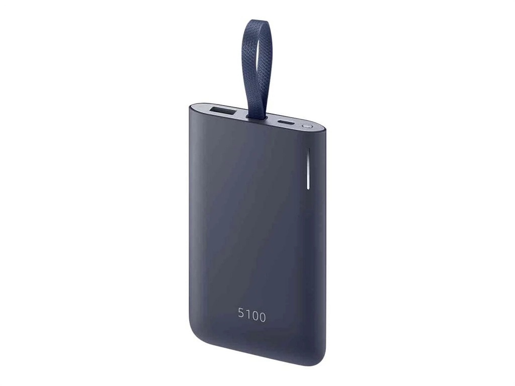 SAMSUNG - FAST CHARGE PORTABLE BATTERY PACK 5,100 MAH PORTABLE CHARGER FOR MOST USB-ENABLED DEVICES - NAVY