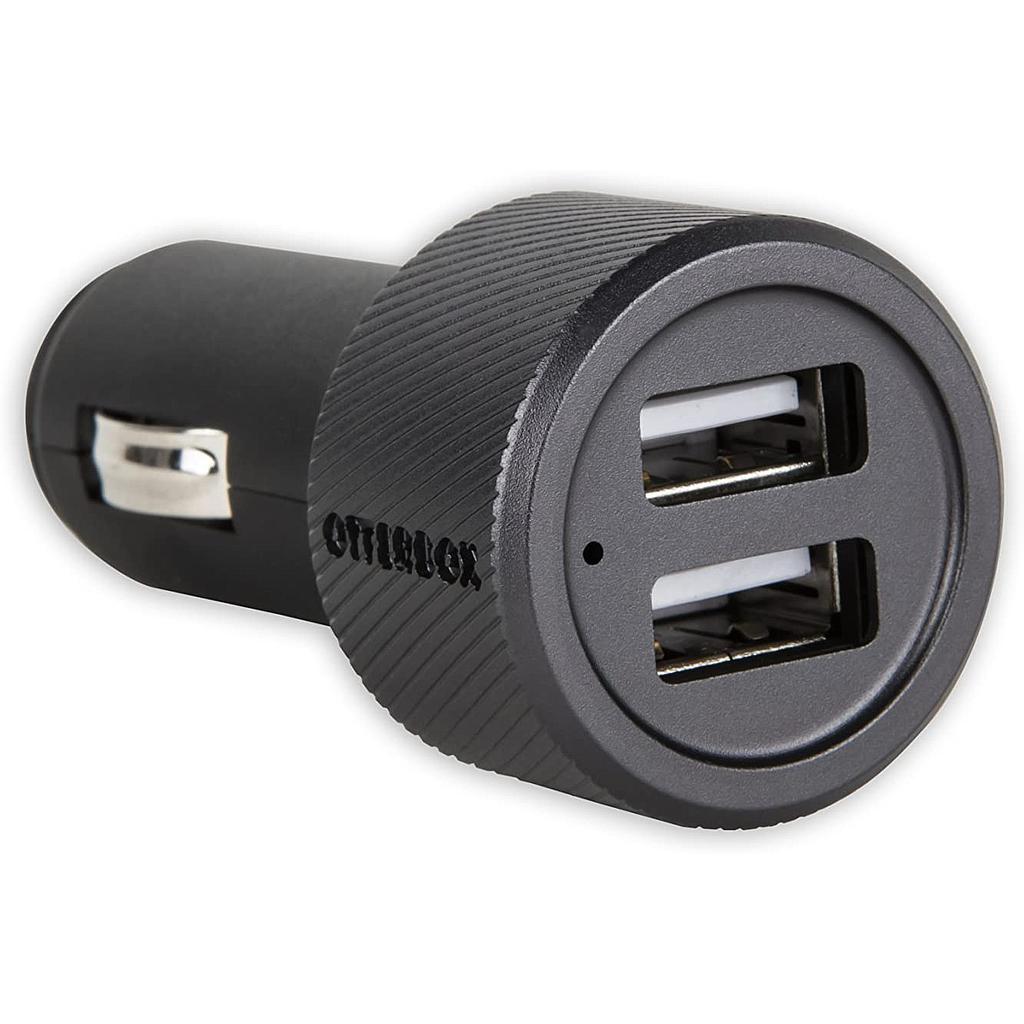 OTTERBOX USB-A DUAL CAR CHARGER 2.4 AMP HIGH SPEED CHARGE