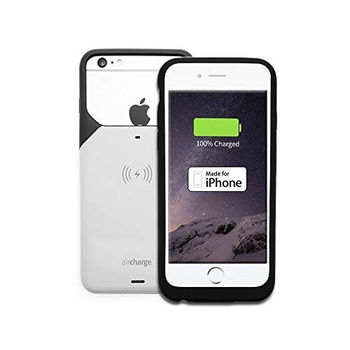 aircharge Wireless Charging Case for Apple iPhone 6/6S - White/Black