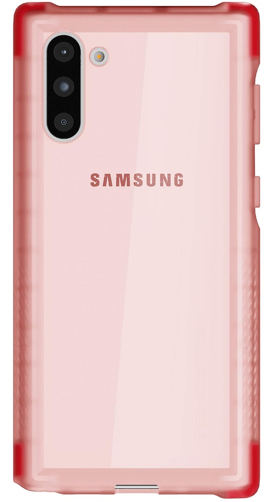 Ghostek Covert Clear Galaxy Note 10 Case with Super Slim Thin Design and Secure Grip Shockproof Heavy Duty Protection and Wireless Charging Compatible for 2019 Galaxy Note10 5G (6.3 Inch) - (Pink)