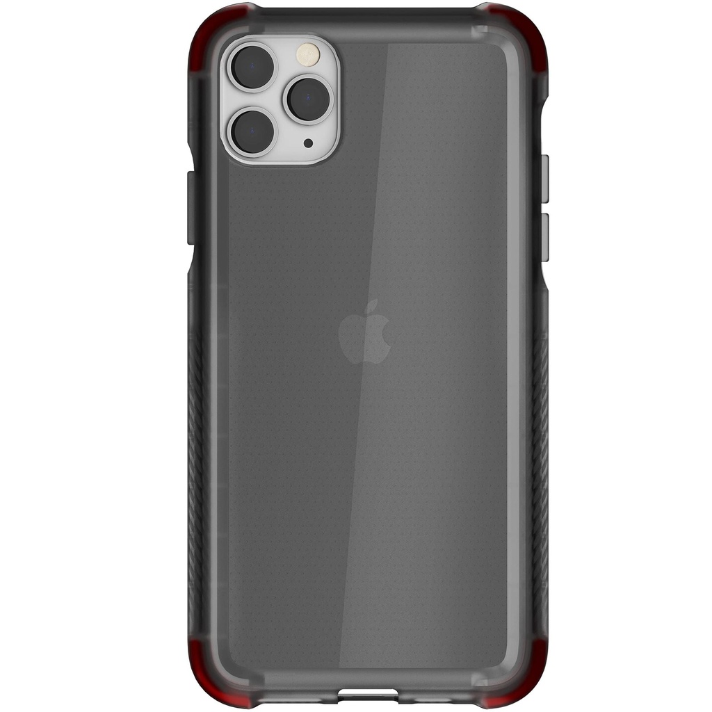 Ghostek Covert 3 Designed for Apple iPhone 11 Pro Max Clear Bumper Phone Cover Ultra Thin Slim Fit Silicone with Shockproof Heavy Duty Protection & Anti-Slip Grip - Smoke
