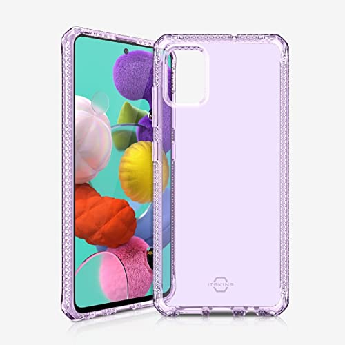 ITSKINS SPECTRUM CLEAR﻿﻿﻿﻿ PROTECTIVE CASE FOR GALAXY A51 - LIGHT PURPLE