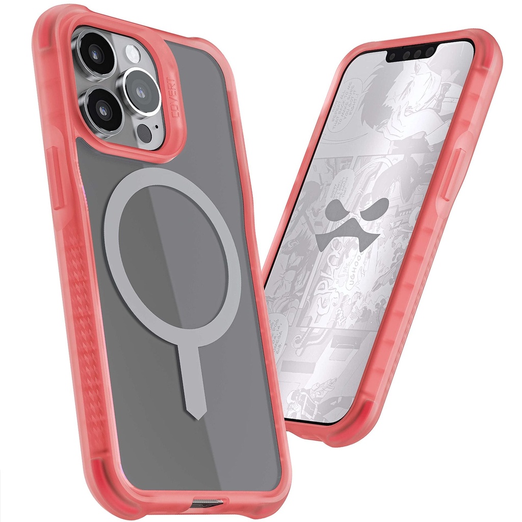 Ghostek Pink MagSafe iPhone 13 Pro Max Case - Anti-Yellow, Slim Fit, Protective Cover for Women (6.7 Inch)