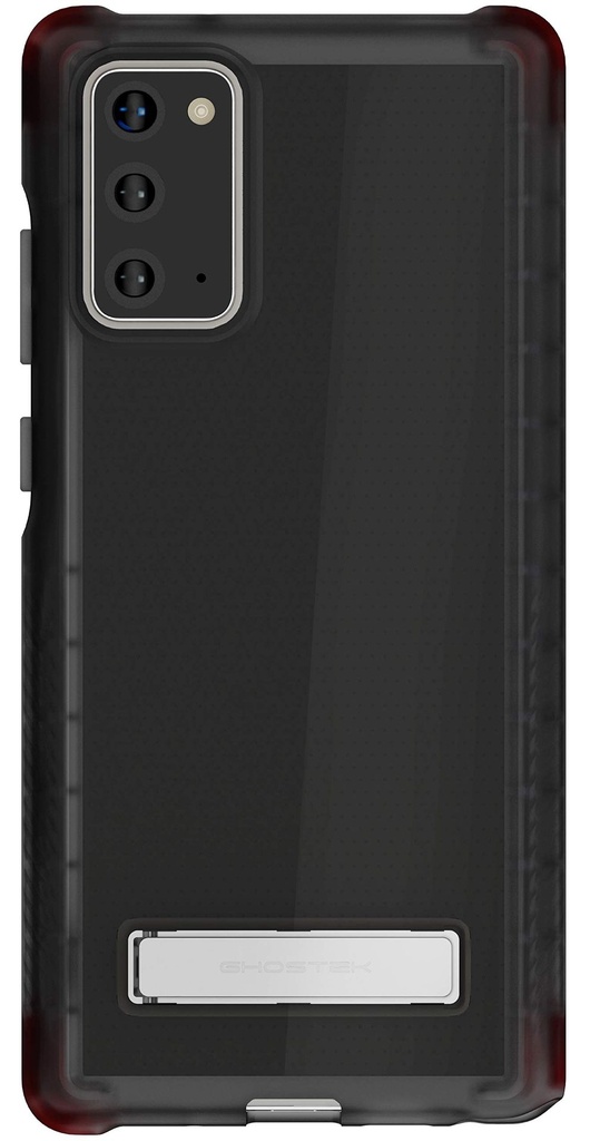 Ghostek Covert Galaxy Note 20 Clear Case with Kickstand and Secure Hand Grip Bumper Super Thin Slim Fit Design and Wireless Charging Compatible Cover for 2020 Galaxy Note20 5G (6.7 Inch) - (Smoke)