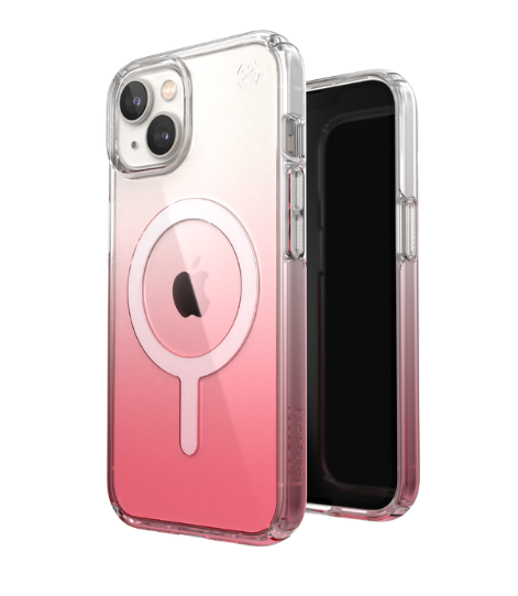 SPECK - PRESIDIO PERFECT CLEAR MAGSAFE CASE FOR APPLE IPHONE 14 / IPHONE 13 - VINTAGE ROSE FADE