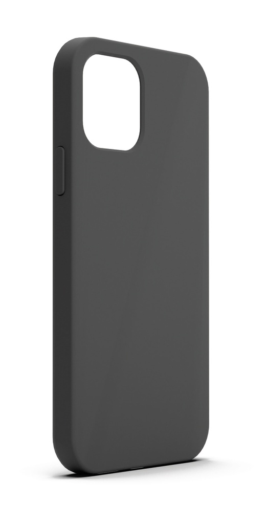 BASE MAGSAFE COMPATIBLE LIQUID SILICONE GEL/RUBBER CASE IPHONE 12 MINI (5.4) - BLACK
