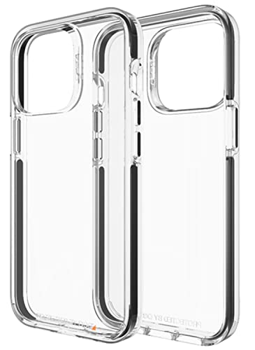 GEAR4 ZAGG SANTA CRUZ CASE - SLEEK, CLEAR CASE THAT HIGHLIGHTS THE D3O PROTECTION MATERIAL - FOR APPLE IPHONE 13 PRO,BLACK,702008203