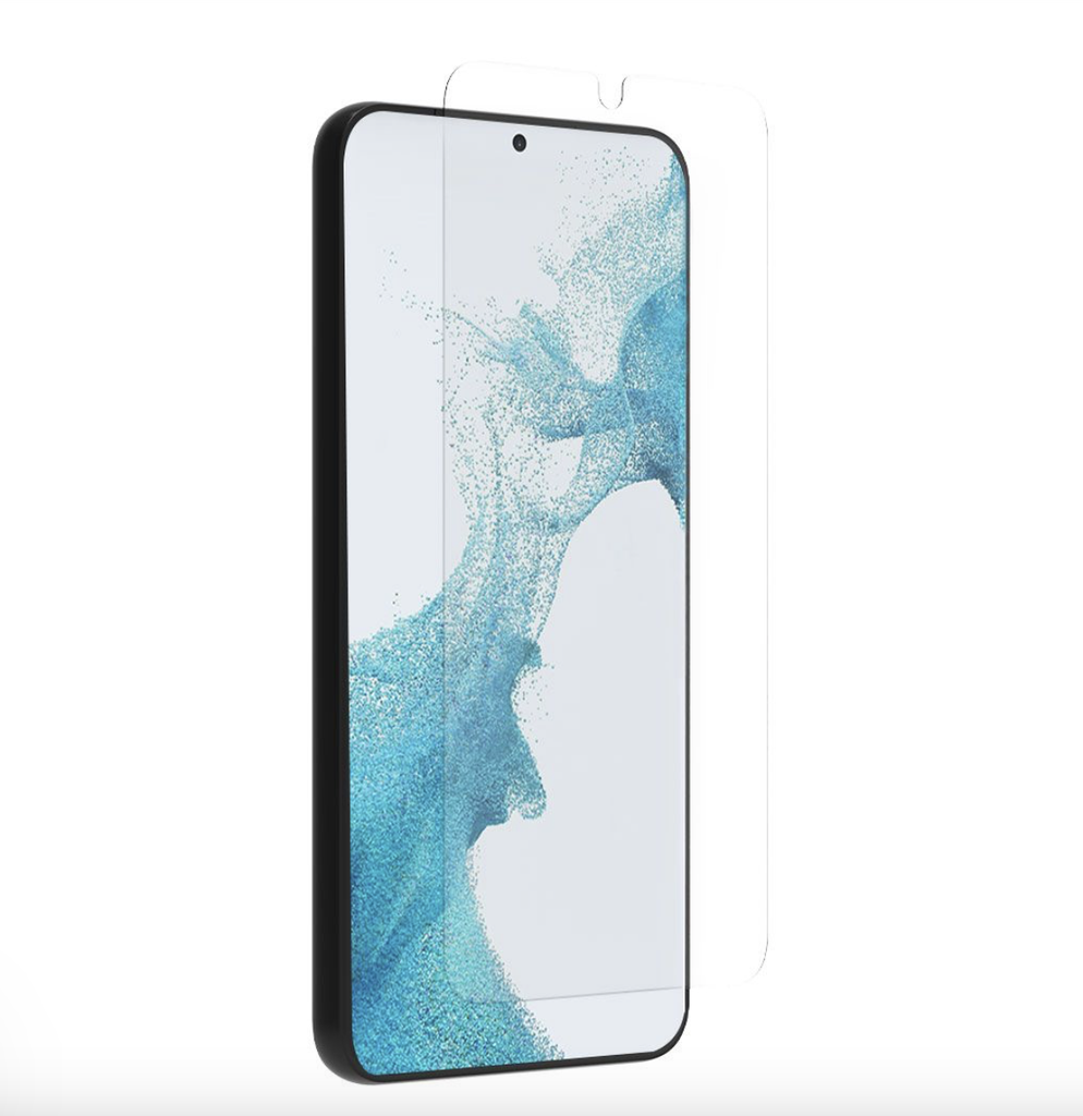 PUREGEAR SAMSUNG GALAXY S22+ STEEL 360 ANTIMICROBIAL TEMPERED GLASS SCREEN PROTECTOR WITH ALIGNMENT TRAY