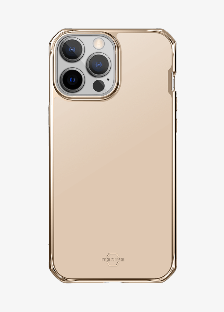 ITSKINS HYBRID // GLASS COMPATIBLE WITH MAGSAFE® FOR IPHONE 12 PRO MAX - GOLD