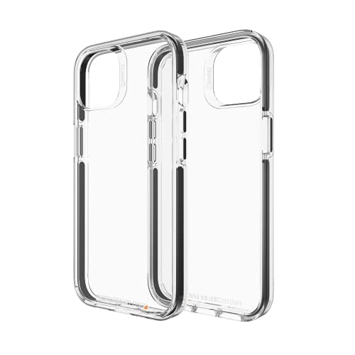 GEAR4 ZAGG SANTA CRUZ CASE - SLEEK, CLEAR CASE THAT HIGHLIGHTS THE D3O PROTECTION MATERIAL - FOR APPLE IPHONE 13,BLACK,702008202