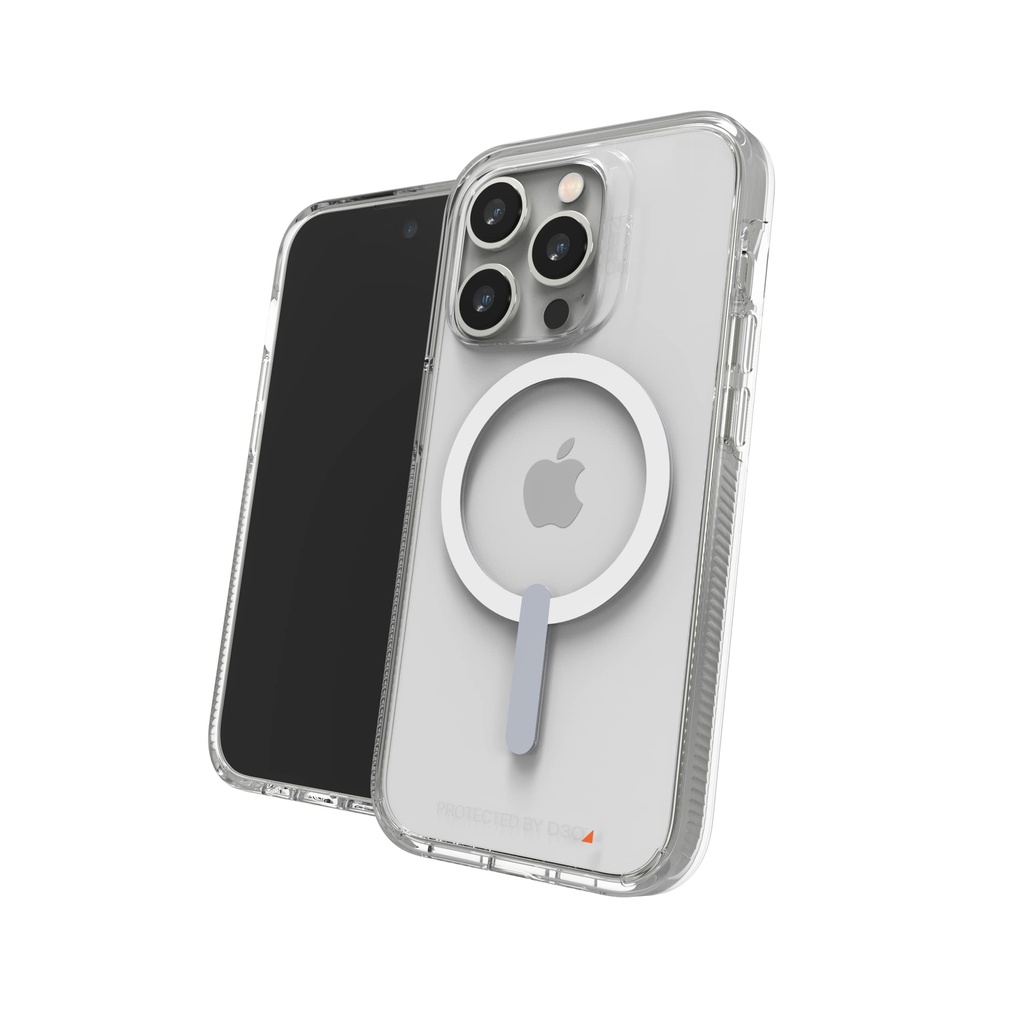 GEAR4 ZAGG CRYSTAL PALACE SNAP CASE - CLEAR IPHONE CASE, D30 DROP PROTECTION (13FT/4M), ANTI-YELLOWING PROPERTIES, EDGE-TO-EDGE PROTECTION, MAGSAFE COMPATIBLE IPHONE 14 PLUS CASE
