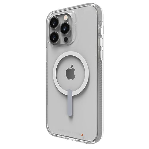 ZAGG GEAR4 CRYSTAL PALACE SNAP CASE - CLEAR IPHONE CASE, D30 DROP PROTECTION (13FT/4M), ANTI-YELLOWING PROPERTIES, EDGE-TO-EDGE PROTECTION, MAGSAFE COMPATIBLE IPHONE 14 PRO MAX CASE