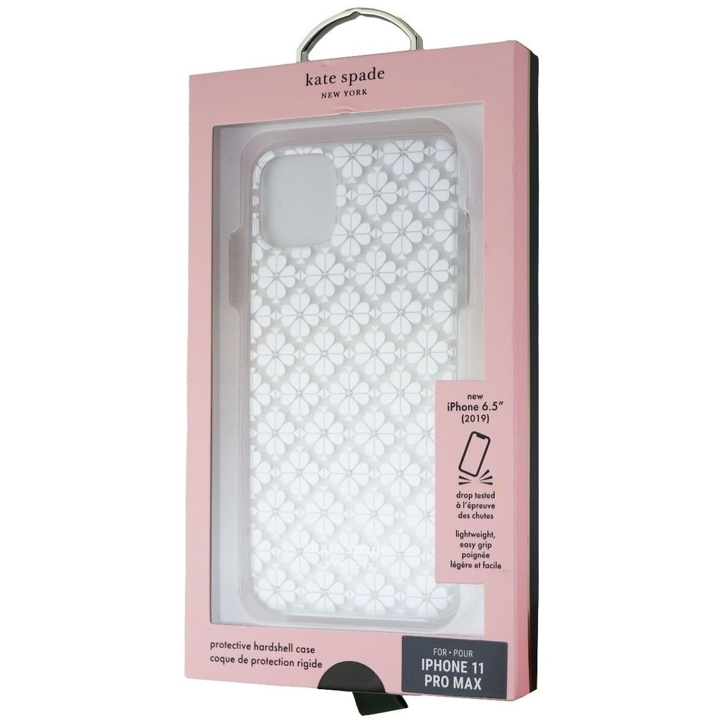 KATE SPADE WHITE SPADE HARDSHELL IPHONE 11 PRO MAX CASE