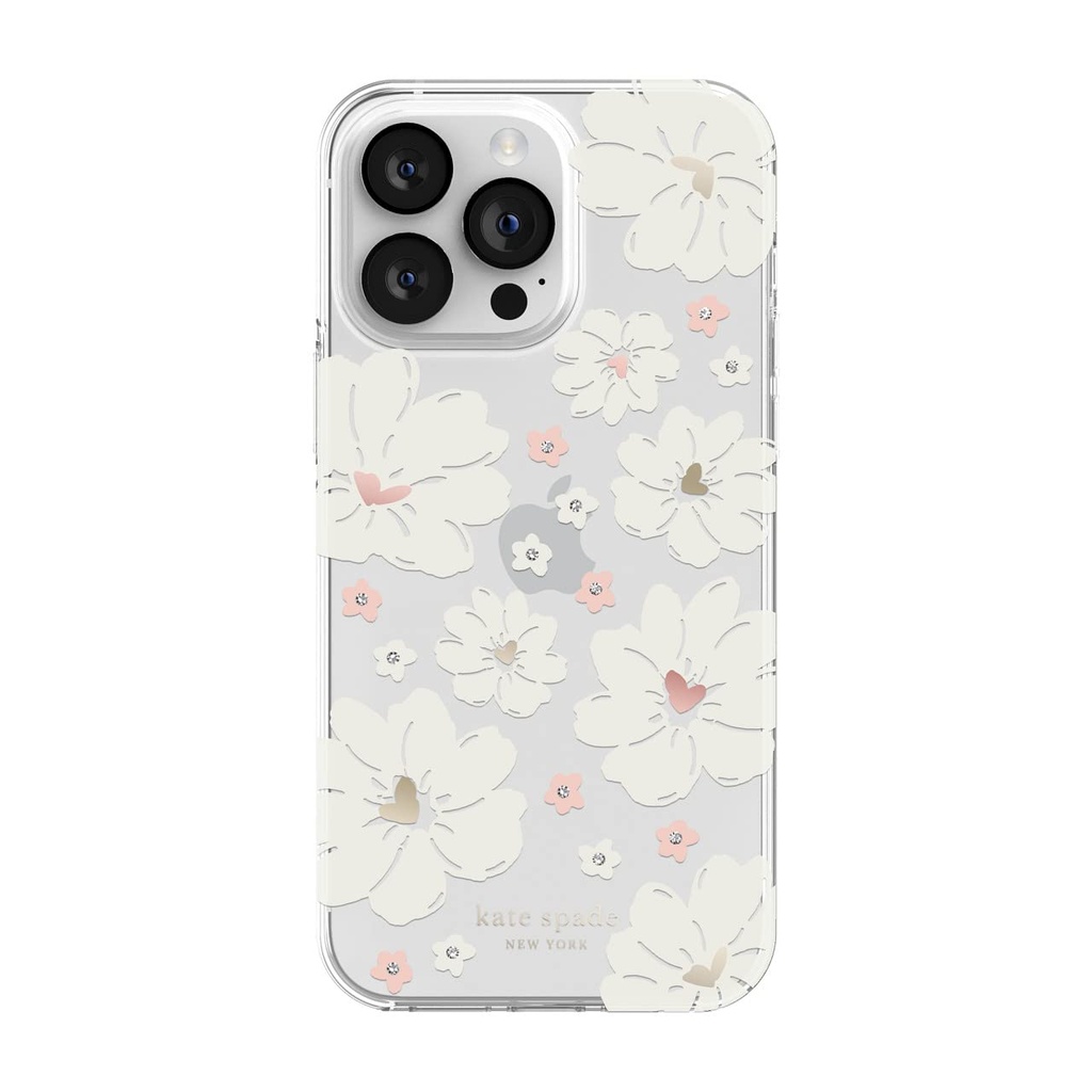 KATE SPADE NEW YORK PROTECTIVE HARDSHELL CASE COMPATIBLE WITH APPLE IPHONE 14 PRO MAX - CLASSIC PEONY [KSIPH-225-CFLCC]