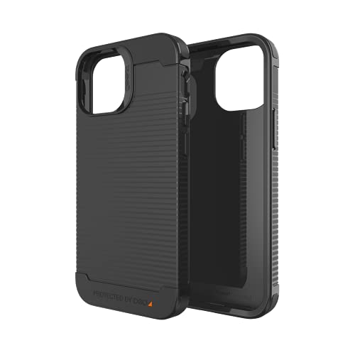 GEAR4 ZAGG HAVANA CASE - LIGHTWEIGHT, STYLISH CASE WITH TOP, BOTTOM AND CORNER PROTECTION WITH D3O - FOR APPLE IPHONE 13 MINI - BLACK,702008186