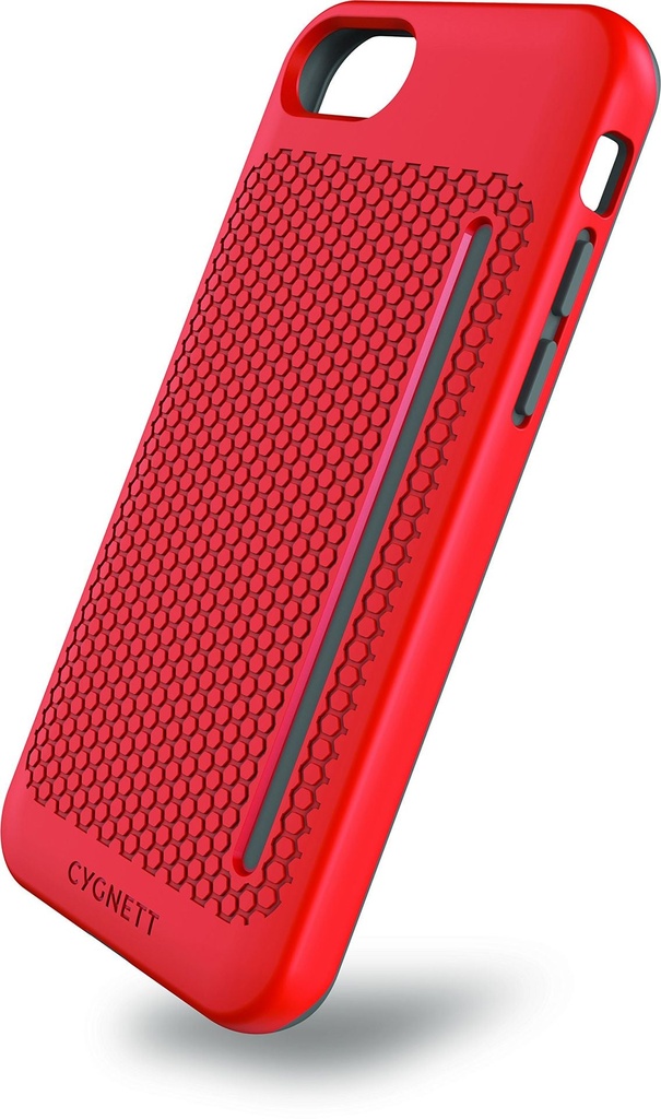 CYGNETT WORKMATE PRO PROTECTIVE CASE FOR APPLE IPHONE 7 - RED/GREY